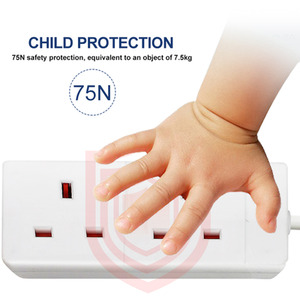 2 Way Extension Leads - White / 2m by ExtraStar