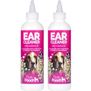 Dog Ear Cleaner Cruelty Free Natural Gentle Formula - Pink / 500ml by Pretty Pooch