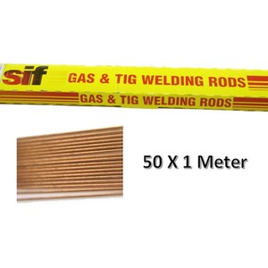 1 Mtr Mild Steel Welding Rods 1.6mm - 50 Pack SIF by SIF