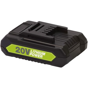 Spare 20v Lithium Ion Battery - Green by Garden Gear