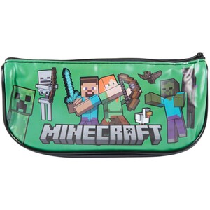 Minecraft Zipper Pencil Case - Green