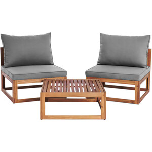 Eliza Bistro Set - Wood by Malay
