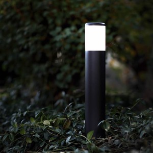 Ivan 1W 12V LED Outdoor Post Light - Black by Ludeco