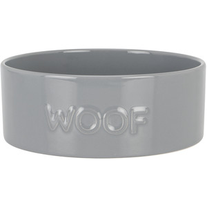 Grey Ceramic Pet Bowl - Medium by Clever Paws