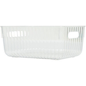 Ribbed Food Storage Container - Clear