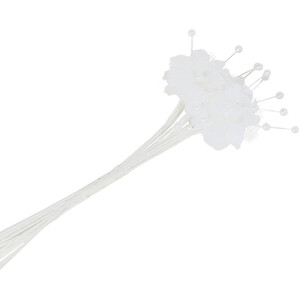 Crafting Wire Stem Flowers and Pearls by True Moments