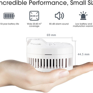 Mydome 10 Year Battery Operated Smoke Alarm (Montreal) - White