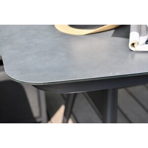 Ibiza 7 Piece Dining Set - Grey by Malay Deluxe