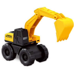 Pack of 5 Construction Vehicles Set - Yellow and Black