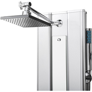 Shower Panel with 10 Massage Jets - Silver by tectake