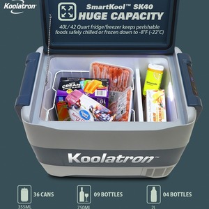 Koolatron SmartKool Bluetooth Enabled Cooler Freezer - Silver / 40l by Koolatron