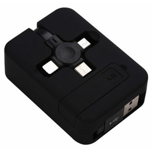 3-in-1 Data and Charging Cable - Black