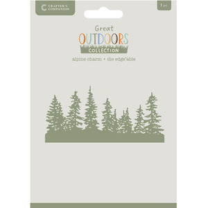 Alpine Charm Metal Die - Silver by Crafters Companion