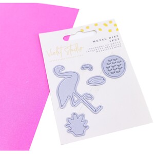 Violet Studio Tropical Mini Dies - Pineapple and Flamingo by Violet Studio
