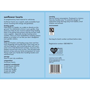 Wild Bird Sunflower Hearts