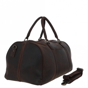Large Vintage Leather Travel Holdall - Jayden - Brown by Ashwood Leather