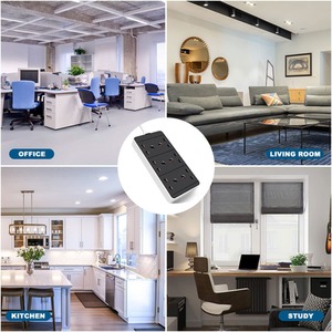 6 Way 5 Meter Extension Lead - Black by BriStar