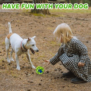 Pet Sound Ball Durable Dog Toy - Green by Dyzi