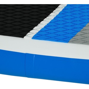 HOMCOM Inflatable Stand Up Paddle Board with SUP Accessory - Blue by HOMCOM
