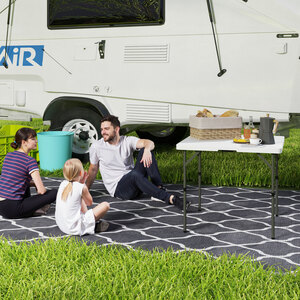 Outsunny 3ft Folding Camping Table - White by Outsunny