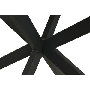 Blaine Dining Table - Stone and Black