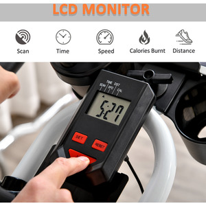 HOMCOM Upright Exercise Bike Machine by HOMCOM