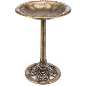Round Pedestal Bird Bath by Christow