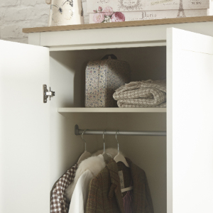 Lancaster Four Piece Bedroom Set - Cream by GFW