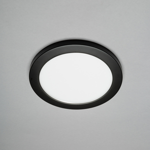Darly LED 18 Watt Flush Ceiling or Wall Light - Satin Black by Litecraft