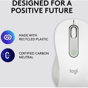 logitech Mouse Signature M650 Large Left Handed - Off White