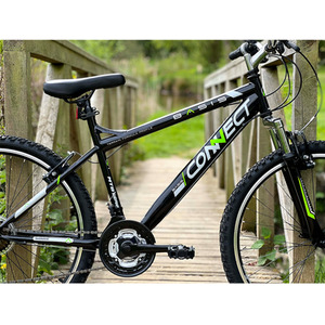 Basis Connect Adult's Hardtail MTB, 26In - Black/Green by Basis
