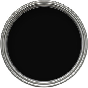 Crown Quick Dry Wood and Metal Satin - Jet Black / 750ml by Crown Paints