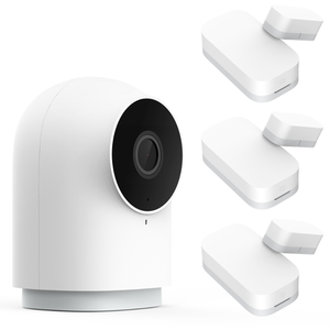 Smart Home Bundle - G2H Pro Camera Hub and 3x Door and Window Sensors - White by Aqara