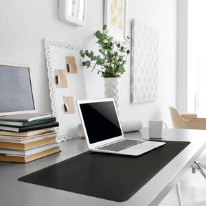 Durable Non Slip Desk Mouse Mat - Black by Durable