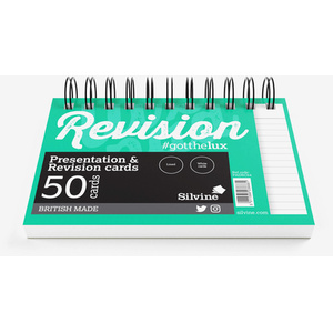 Silvine Wiro-Bound Revision Cards by Silvine