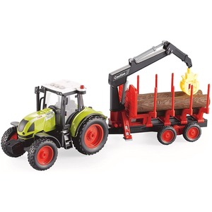 2Pcs Farm Tractor Toy Truck Set - Multicolour / Tractor and Lumbar Transport by Big Daddy