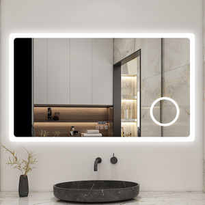 LED Bathroom Mirror with Bluetooth Speaker, 3 Colours Lights by AicaBathroom