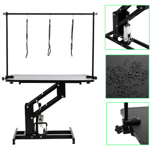 Hydraulic Adjustable Pet Grooming Table - Black by Kidkid