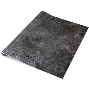 dc fix Avellino Beton Slate Grey Adhesive Vinyl Wrap for Worktops and Furniture by d-c-fix