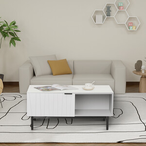 Dakota Coffee Table - White