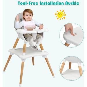Baby Highchair Infant Feeding Seat - Grey by Costway