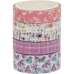 Pack of 16 Enchanted Garden Washi Tapes