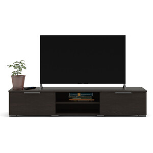 Match 2-Drawer 2-Shelf TV Unit - Black