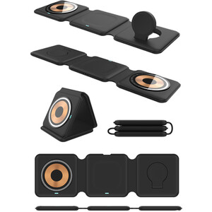 3 in 1 Foldable Wireless Charger by Sensei