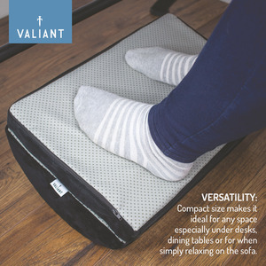 Valiant Under Desk Heated Footrest - Black by Valiant
