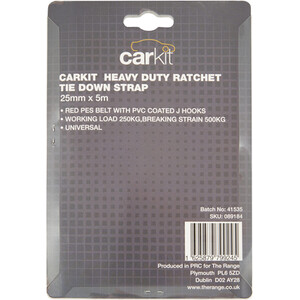 Carkit Heavy Duty Ratchet Tie Down Strap by Carkit