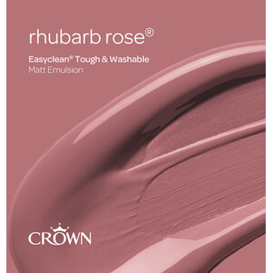 Crown Easyclean Matt Emulsion Paint - Rhubarb Rose by Crown Paints