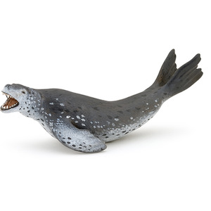PAPO Marine Life Leopard Seal Toy Figure - Grey by PAPO