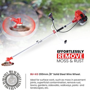 52cc Petrol Strimmer Garden Tool Including String Trimmer - Orange by BU-KO