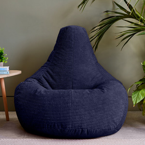 icon Dalton Gaming Bean Bag Chair, Set of 2 - Navy by icon